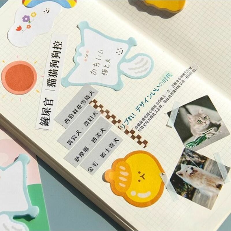 Cartoon Sticky Notes Memo Pad Diary Stationary Scrapbook Decorative Cute Halloween mini N Times Sticky