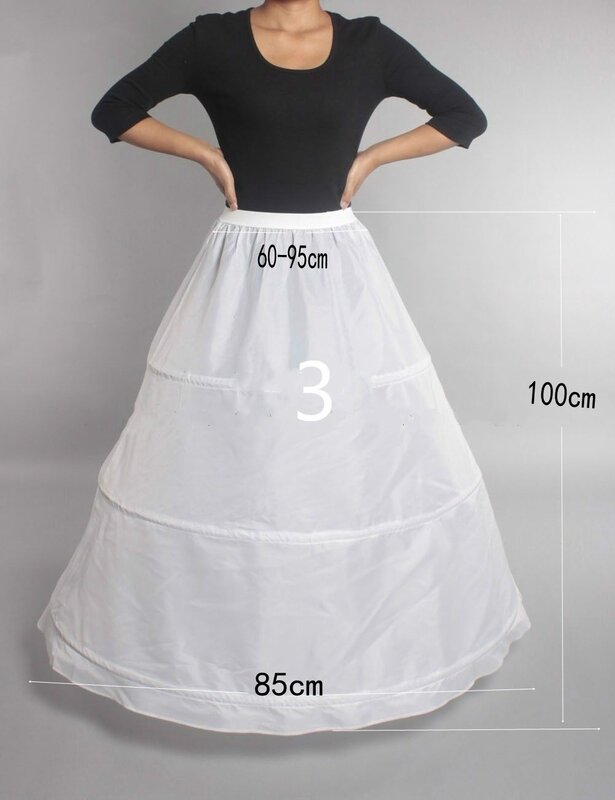 Frauen Krinoline Petticoat Reifen Röcke weißes Ballkleid lange Slips Unterrock für Lolita Cosplay Vintage Party Drops hipping