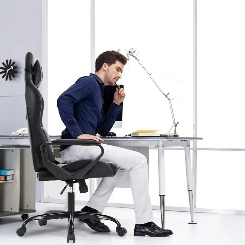 인체공학적 사무실 의자, 저렴한 책상 의자, 임원 업무 컴퓨터 의자, 등받이 지지대, 모던 임원 조정 가능