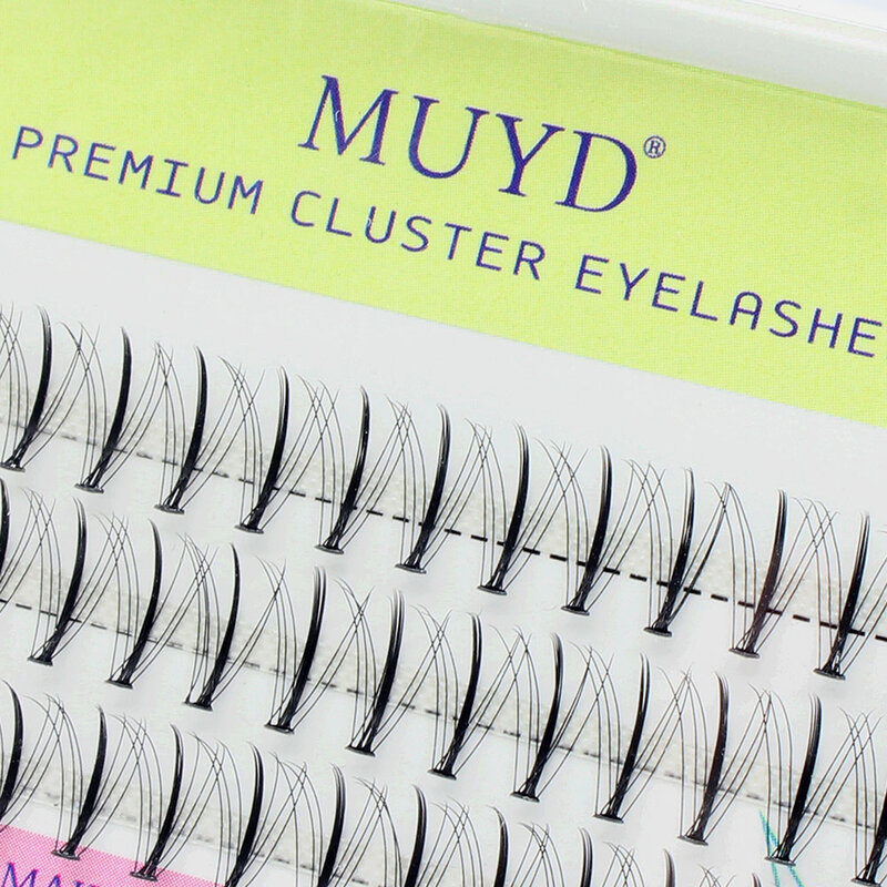 MUYD – extensions de cils individuelles professionnelles, 60 grappes, maquillage personnel