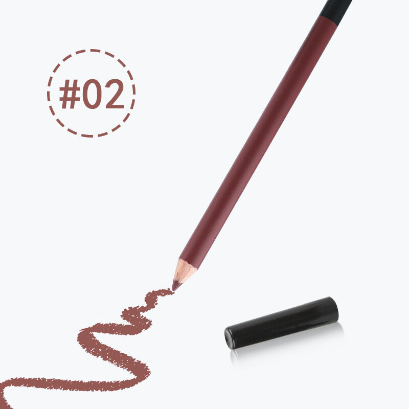 12 Color Lip Liner Private Label Customized Logo Easy Makeup Bulk Wholesale Cosmetics Lipstick Pen