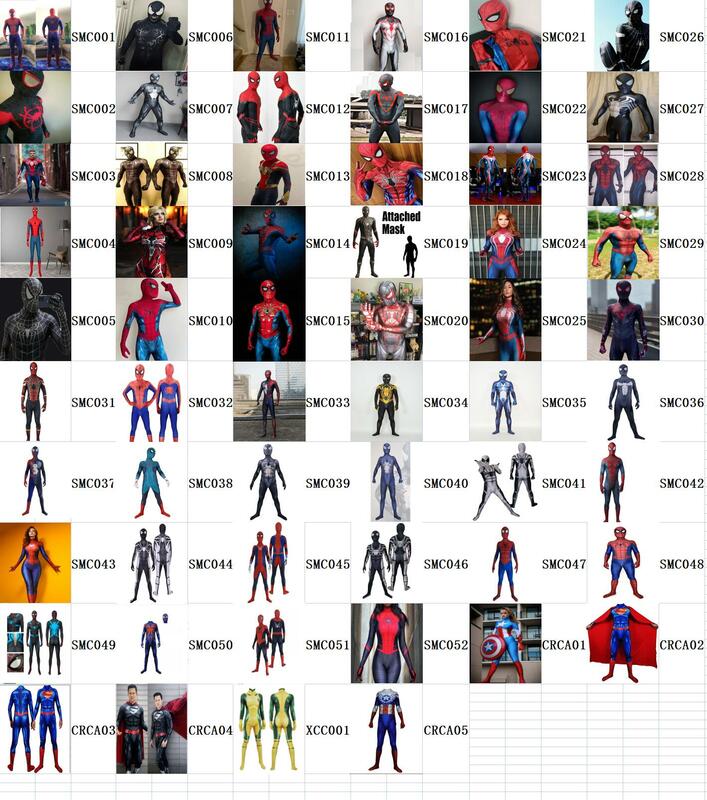 Adult  Cosplay Superhero Jumpsuit Halloween Costume Zentai  Bodysuit Suit