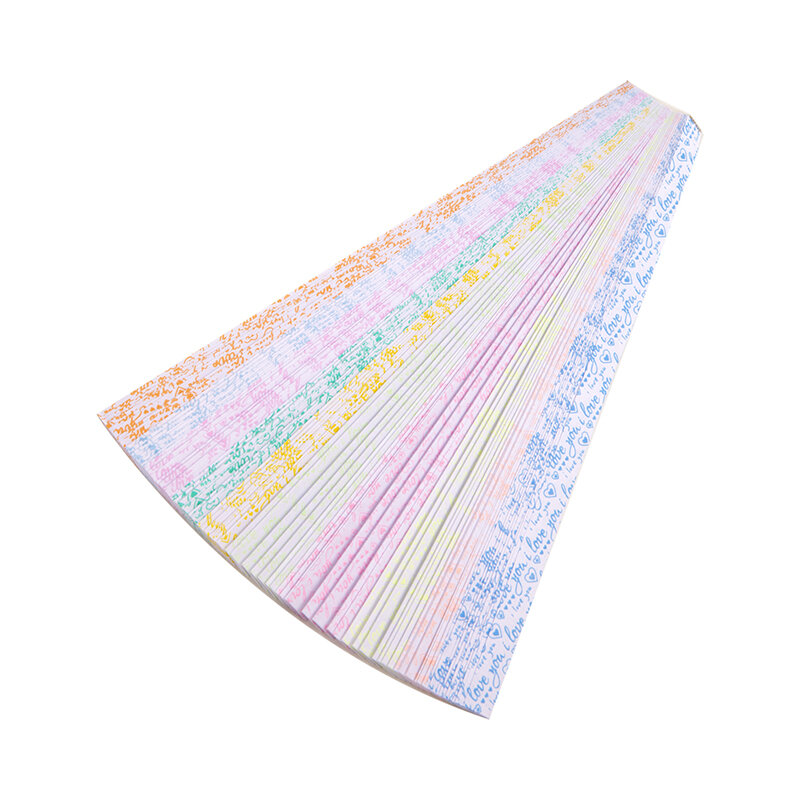 MOHAMM 210 Sheets Luminous Lucky Star Decoration Folding Paper for Arts Crafting Supplies School Teaching DIY Projects