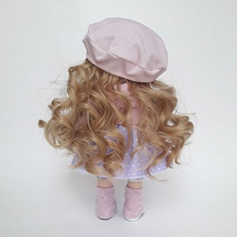 1piece 15cm Heat Resistant Fiber Curly Hair Piece for 1/3 1/4 1/6 1/12 Dolls DIY Hair Wigs Handmade Hair Wefts Doll Accessories