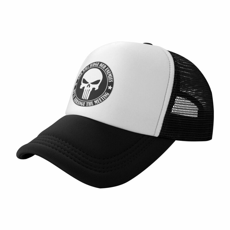 Punk God definerà i nostri desideri organizzare il berretto da Baseball da riunione per donna uomo cappello da camionista scheletro Punisher regolabile