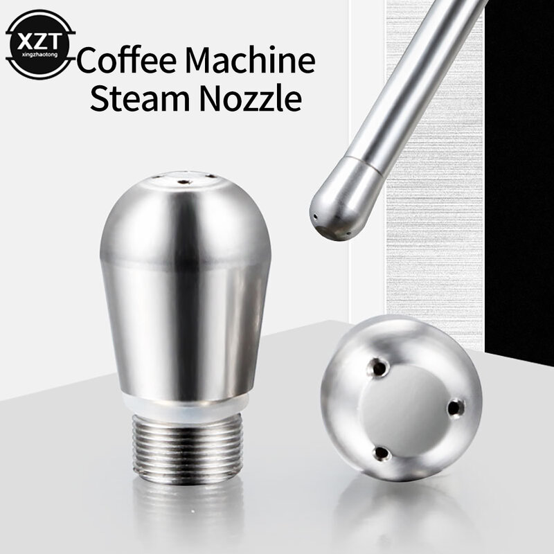 Boquilla de vapor para máquina de café, acero inoxidable, 3/4 orificios, piezas de repuesto para cafetera Breville 8