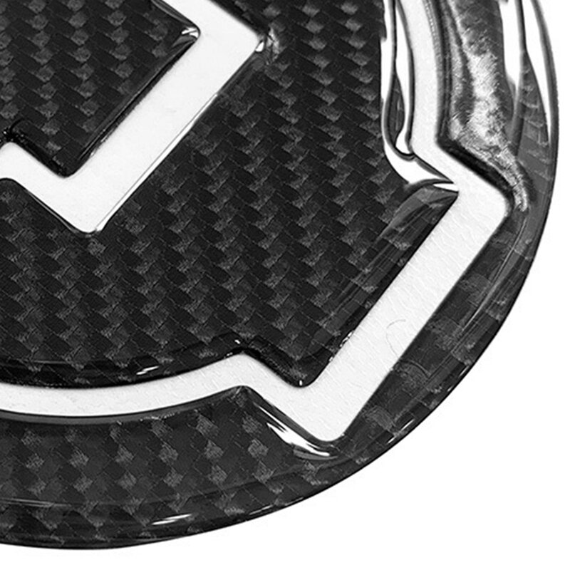 2X Motorcycle Carbon Fiber Fuel Tank Cover Sticker Decal For YAMAHA YZF-R3 R25 R15 MT-03 Gas Cap Protection Sticker