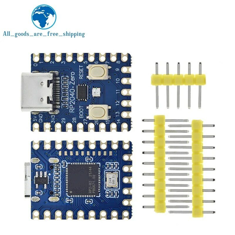 RP2040-Zero RP2040 para microcontrolador Raspberry Pi PICO, Módulo de placa de desarrollo de doble núcleo Cortex M0 + procesador 2MB Flash