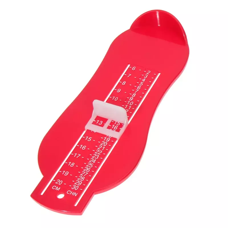 Medidor de sapato infantil, régua de medição de tamanho de sapatos, ferramenta de calçado para crianças pequenas, acessórios para sapatos infantis, ferramenta de medida