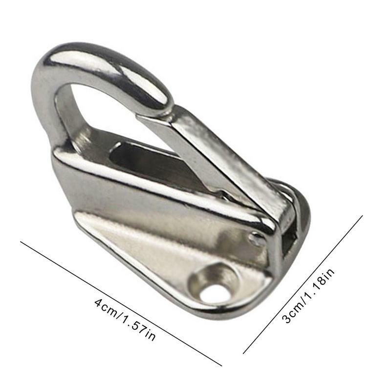 Marine Grade 316 Stainless Steel Boat Hook Coat And Hat Hook Wall Mount Ship Wall Hook With 2 Screw