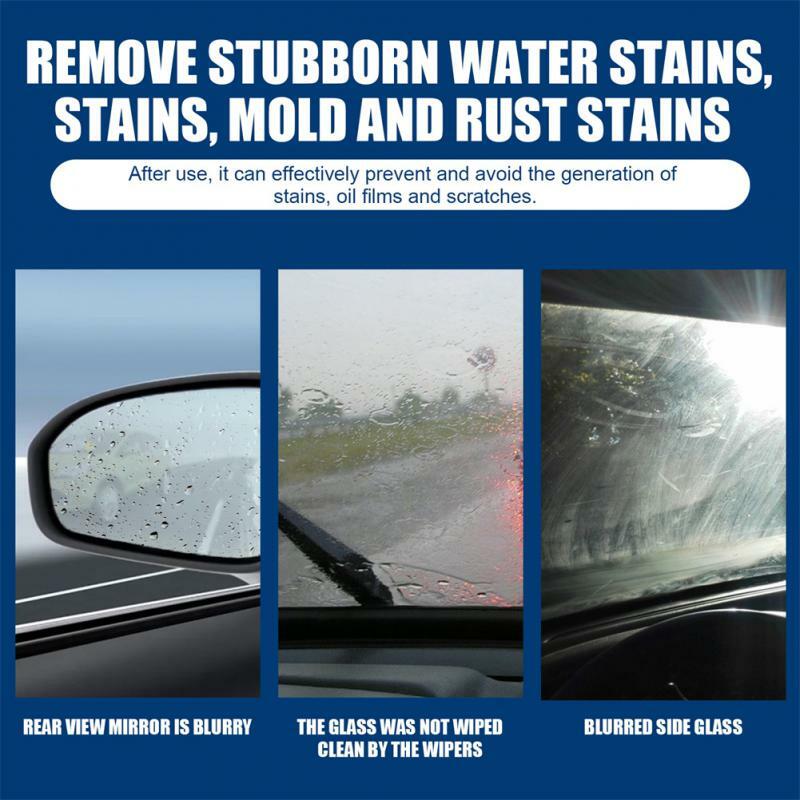 ชุดน้ำยาล้างฟิล์มกระจกรถยนต์1 ~ 8ชิ้นชุดเคลือบสารขัดเงาพร้อมซ่อมบำรุงป้องกันหมอกฟองน้ำขัดทำความสะอาดกันฝนกระจกหน้า