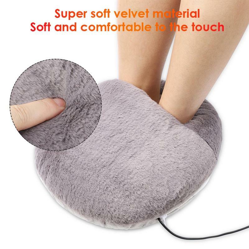 Foot Heating Warmer USB Fast Heating Pad For Feet With Removable Heating Pad Cold Weather Gear For Home Dormitory Office Sofa