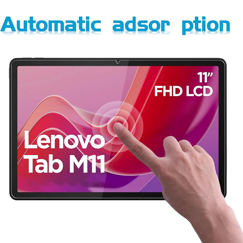 (3 шт.) Закаленное стекло для Lenovo Tab M11 2024 TB-330FU планшетов, Защитная пленка для экрана планшета Xiaoxin Pad 2024 11 дюймов