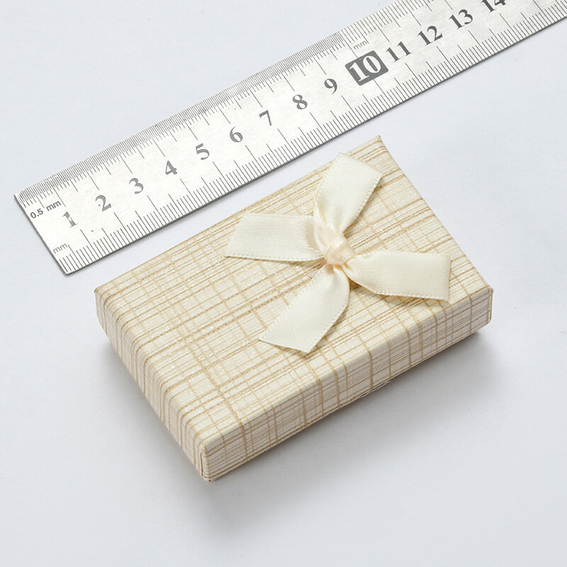 1pc elegante Papp schmuck Set Geschenk box Ring Halskette Ohrringe Parfüm Geschenk verpackungs boxen mit Schwamm im Rechteck