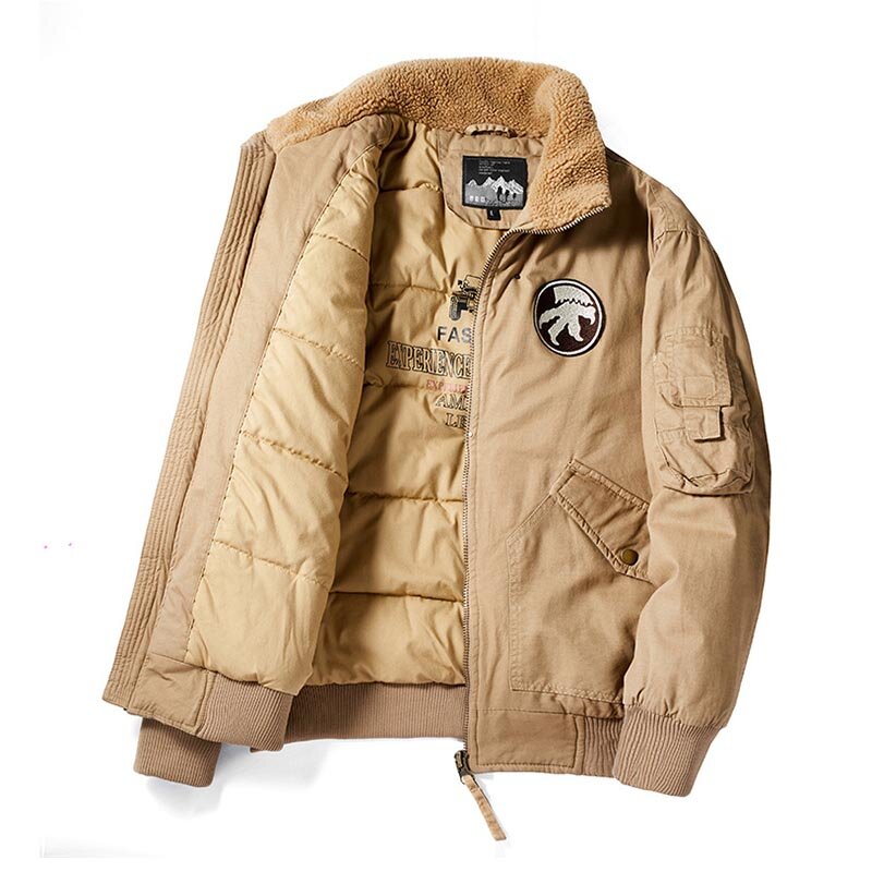 Casacos de inverno dos homens do bombardeiro do vôo quente térmica outwear casacos para o sexo masculino roupas superiores tamanho M-4XL windbreak 2022 novo casaco de inverno