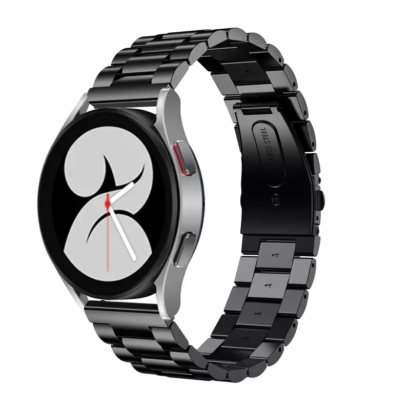 Correa de reloj para Samsung Galaxy Watch 4, 5 Pro, 44mm, 40mm, Correa de acero inoxidable para Watch 4 Classic, 42mm, 46mm