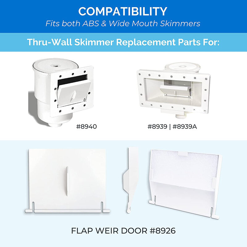 For 8926 Skimmer Replacement Weir Door Flap Above Ground Swimming Pool Equipment Parts Accessory