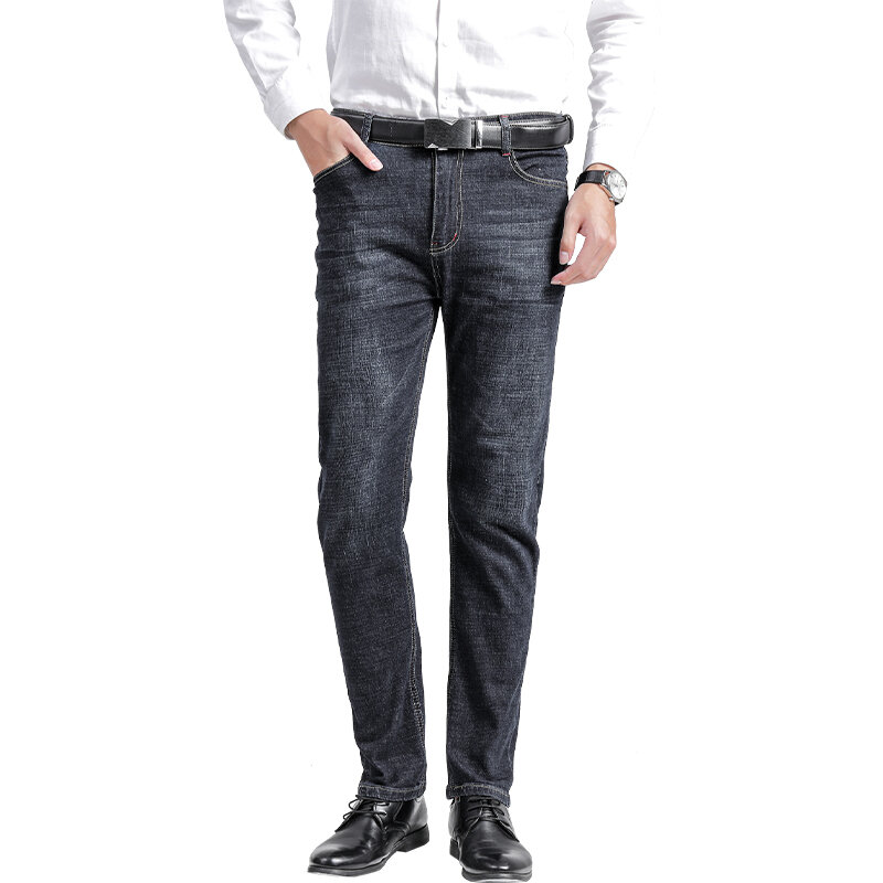 Модные свободные джинсы в Корейском стиле на молнии с карманами Новинка весна-осень 2024 однотонные универсальные повседневные брюки большого размера