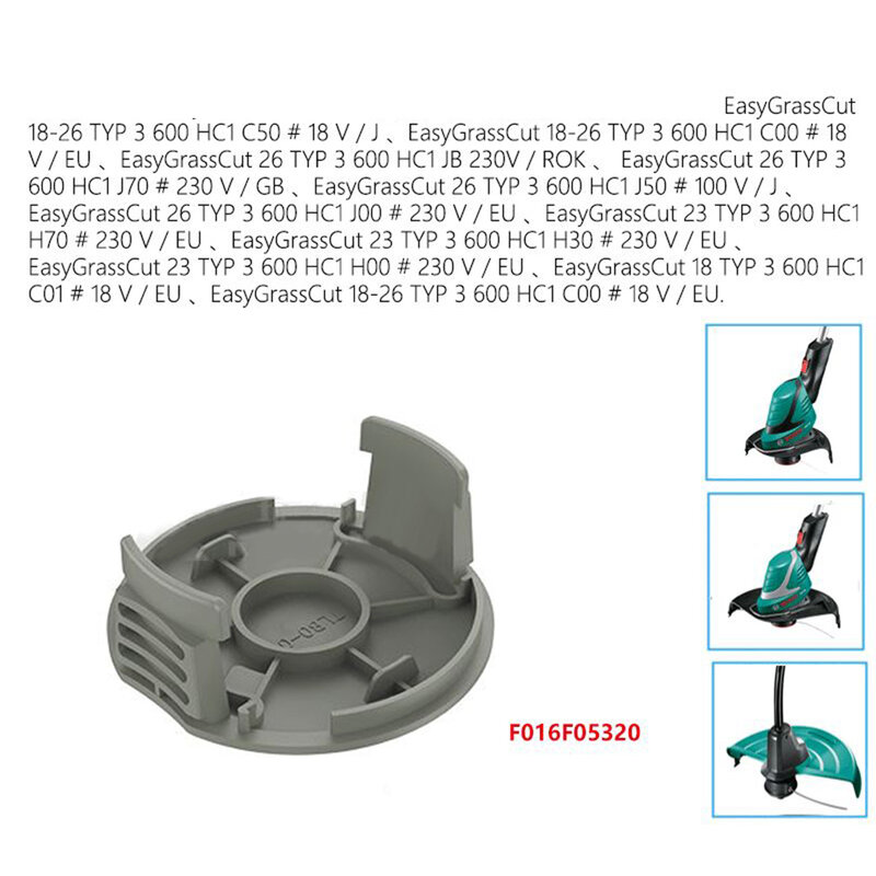 Trimmer Spool Cover Cover Voor Bosch Easygrass Cut 18-230 18-26 18-260 23 26 Deel f016F05320 Tuin Grasmaaier Accessoires