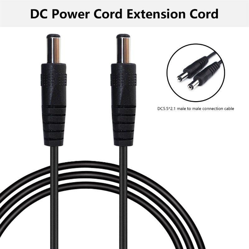 Power Cord DC5521/5525 Extension Cable for CCTV Cameras LED Strips and Routers