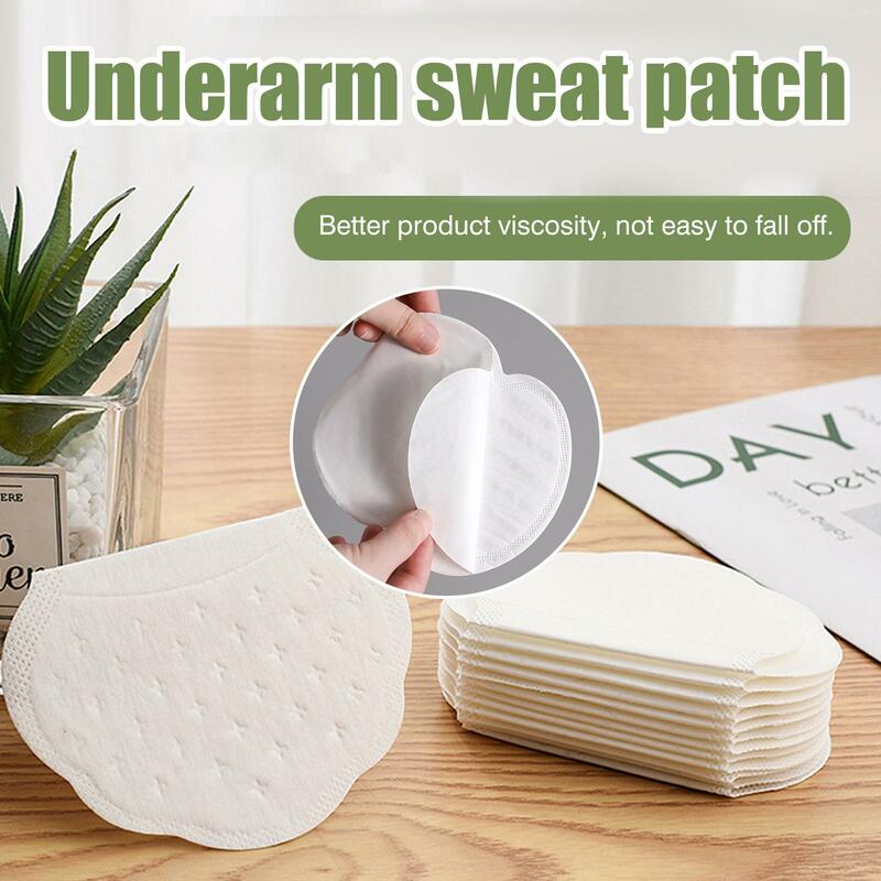 10pcs Disposable Invisible Underarm Sweat Absorbent Patches Sweat Separation Towel Antibacterial Deodorant Clothing Stickers