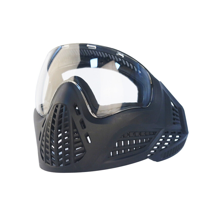 FMA F1 masker wajah Airsoft masker wajah taktis lapisan tunggal Paintball pelindung keselamatan masker wajah luar ruangan perlengkapan senapan udara permainan bertahan hidup