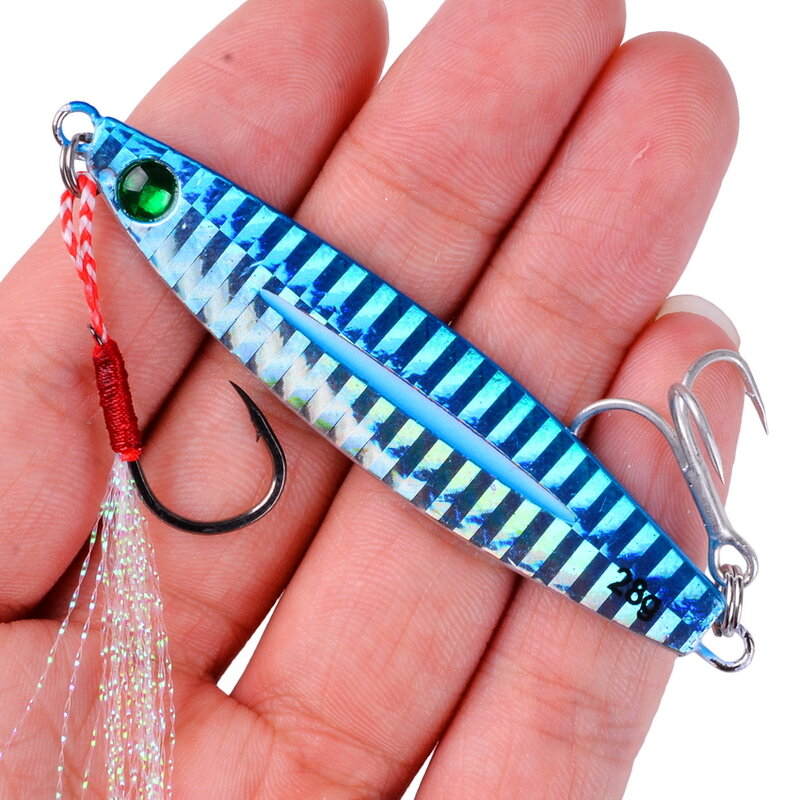 1pc Metal Spinner Cast Jig Spoon Fishing Lure 7-40g Sinking Hard Artificial Bait Fish Wobbler Carp Pike Sea Fishing Lures Tackle