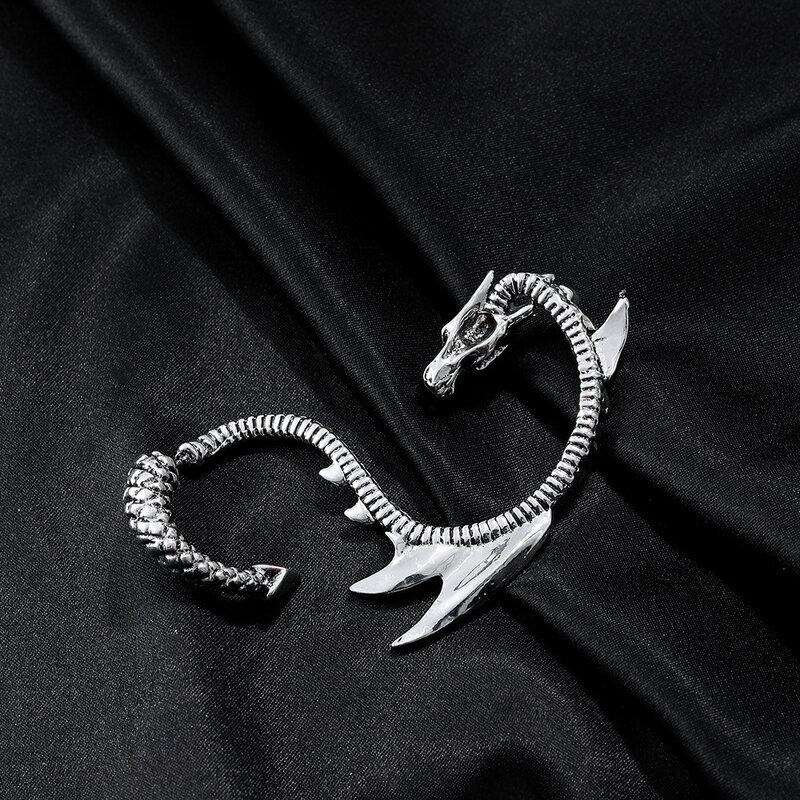 Unusual Dragon Earrings Women Goth Vintage Girl Dress Pendientes Mujer Kolczyki Damskie Boucle D'Oreille 2024 New Year Gift