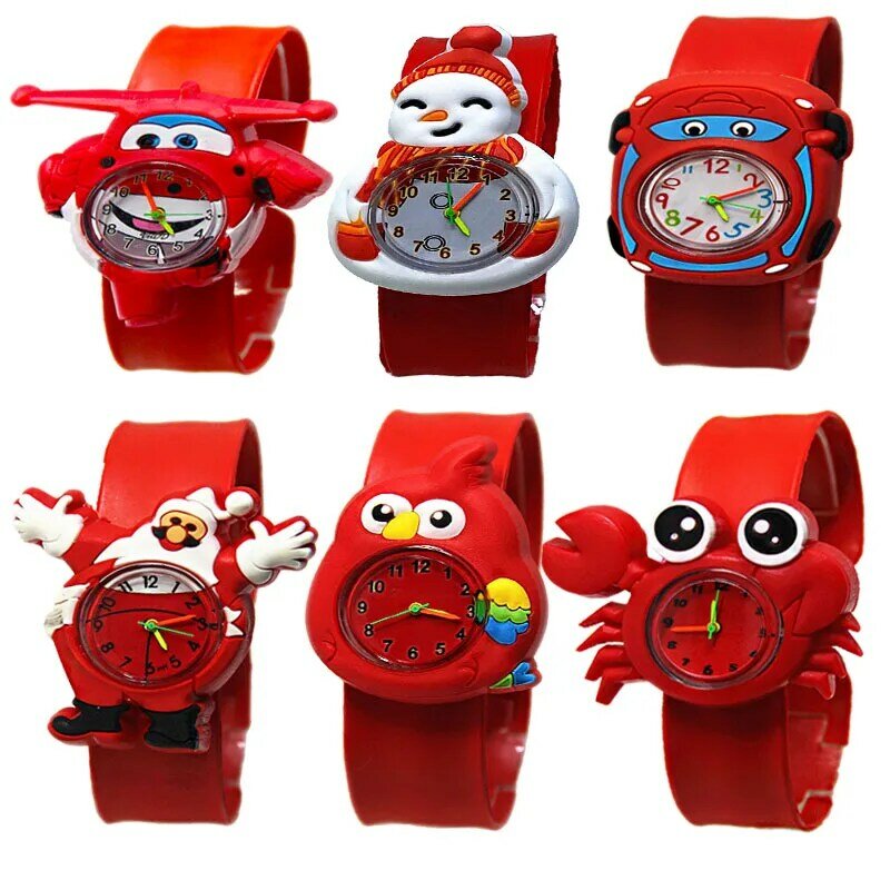 Gorący sprzedawanie dzieci zegarek chłopiec dziewczyna kreskówka zwierząt zegar taśma silikonowa pokonać tabeli uczeń słodkie fajne dzieci prezent chłopiec dzieci oglądać zabawki