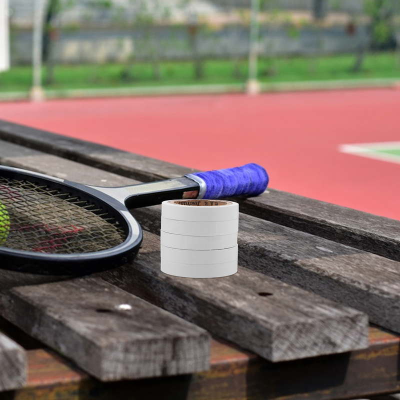 Bandeau anti-transpiration pour badminton, 5 rouleaux, volants, ruban de tennis, poignée de raquette, emballage en PVC