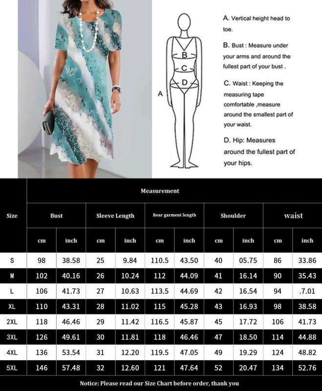 Vestidos de retazos de Impresión Elegante para Mujer, Ropa informal de Manga Corta, Moda Y2k, talla grande, estampado degradado