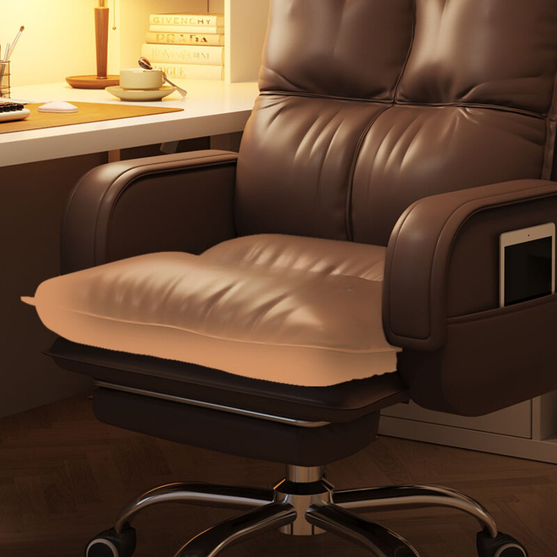 Wygodne krzesła biurowe na biegunach podnośnik ergonomiczne obrotowe rozkładane krzesła biurowe gra komputerowa szezlong Cadeira gadżety biurowe JY50BG