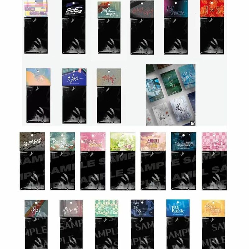 [Originale ufficiale] carte fotografiche collezione Lezhin/Bomtoon Jinx Smyrna e Capri BJ Alex Define rapporto Pay back Racer