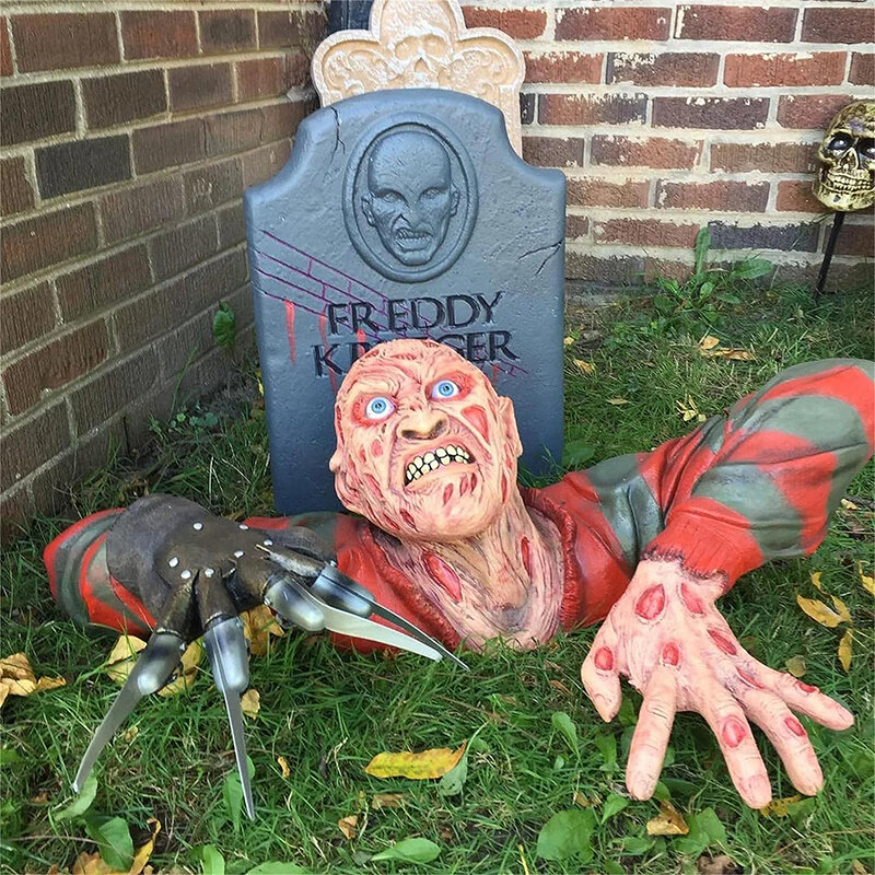 Horror Klimplant Zombie Binnen/Buiten Tuin Standbeeld Halloween Decoratie, Halloween Hars Sculptuur Home Party Decor Cadeau
