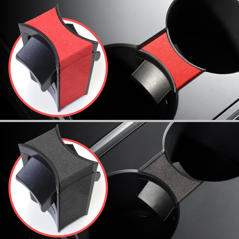 Portabicchieri per Tesla Model 3 Y Console centrale bracciolo Box Cup Slot Slip limitatore per Tesla Model3 Y accessori per auto 2021-2023