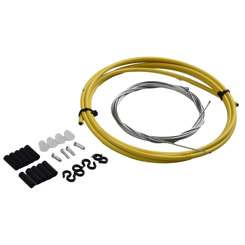Kit de repuesto de Cable de cambio de conducto con hebilla de Cable, accesorios de bicicleta, desviador de cambio de Leve, hebilla de núcleo de 2 cables