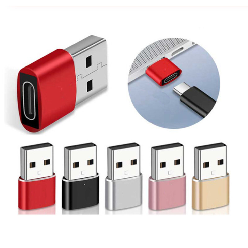 USB OTG ذكر إلى نوع C شاحن أنثي محول ، نوع C مهائي كابلات ل Nexus 5x6p Oneplus 3 2 USB-C ، شاحن بيانات