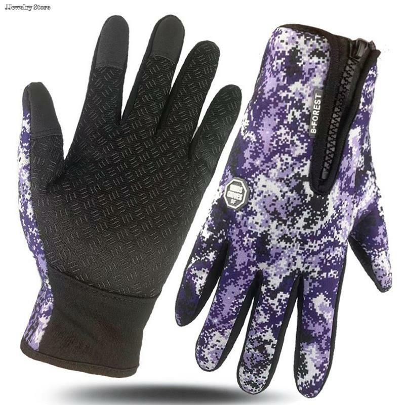1 Paar Warme En Waterdichte Touchscreen Handschoenen Voor Wintersport Heren En Dames Fleece Outdoor Ski Warme Handschoenen