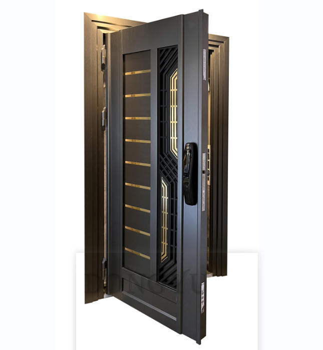 soundproof main entrance outdoor Fast Door security stainless steel wholesale door