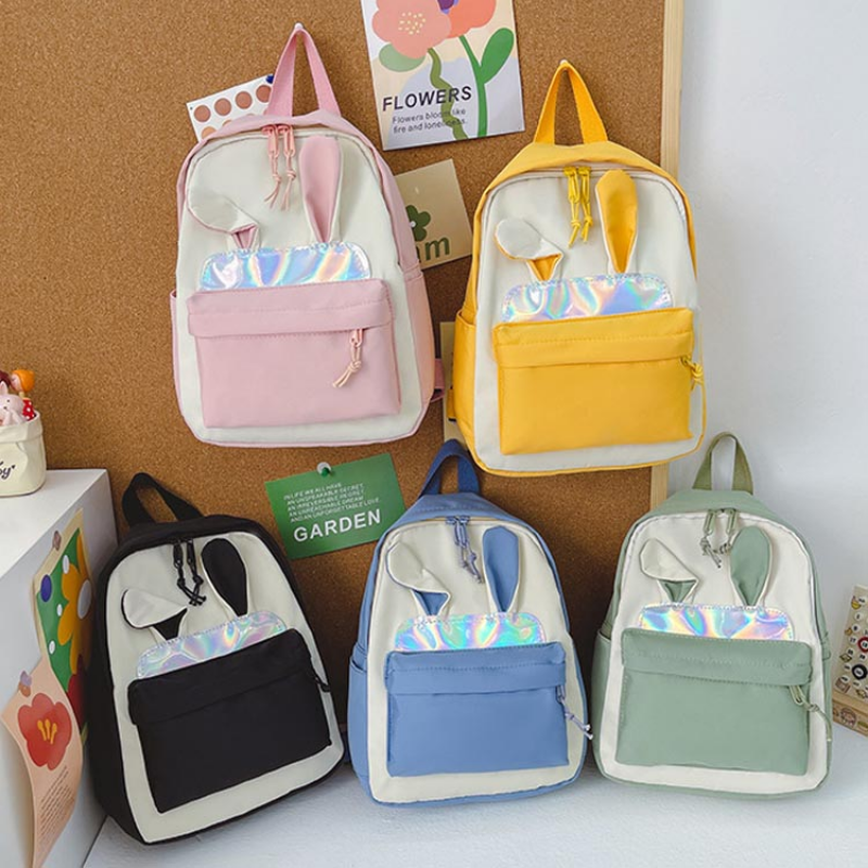 Fashion Children School Bags Bunny Portable Backpacks Kids Cute Travel Rucksacks Cute Boys and Girls School Book Backpack 2023