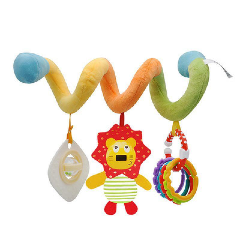 Etichetta a colori per neonati letto intorno a campane da appendere giocattolo Comfort sonaglio per bambini giocattolo 0-12 mesi supporto staffa culla per neonati giocattoli per ragazzi regalo