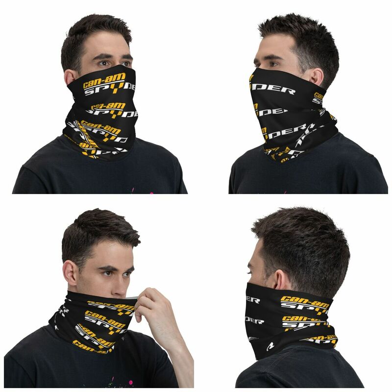 Máscara impressa da equipe da motocicleta para homens e mulheres, posso eu sou Spyder, capa bandana do pescoço, lenço, Balaclava quente, esportes ao ar livre, adulto, lavável