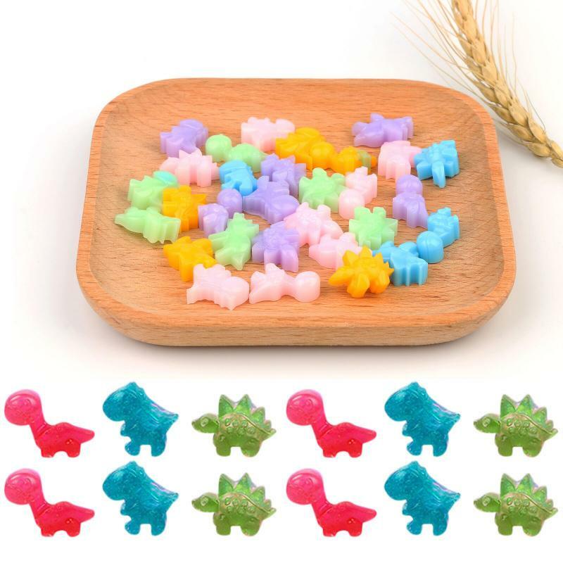 48-hohlraum Dinosaurier Schokolade Mold Dinosaurier Shell Silikon Candy Form mit Dropper DIY Nette Ice Cube Tray QQ Candy fondant Form