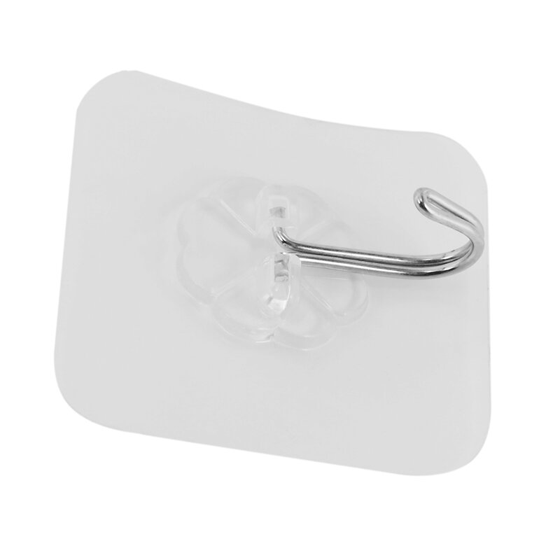 Прочные прозрачные настенные крючки на присосках, вешалка для кухни, ванной комнаты, дома (6)