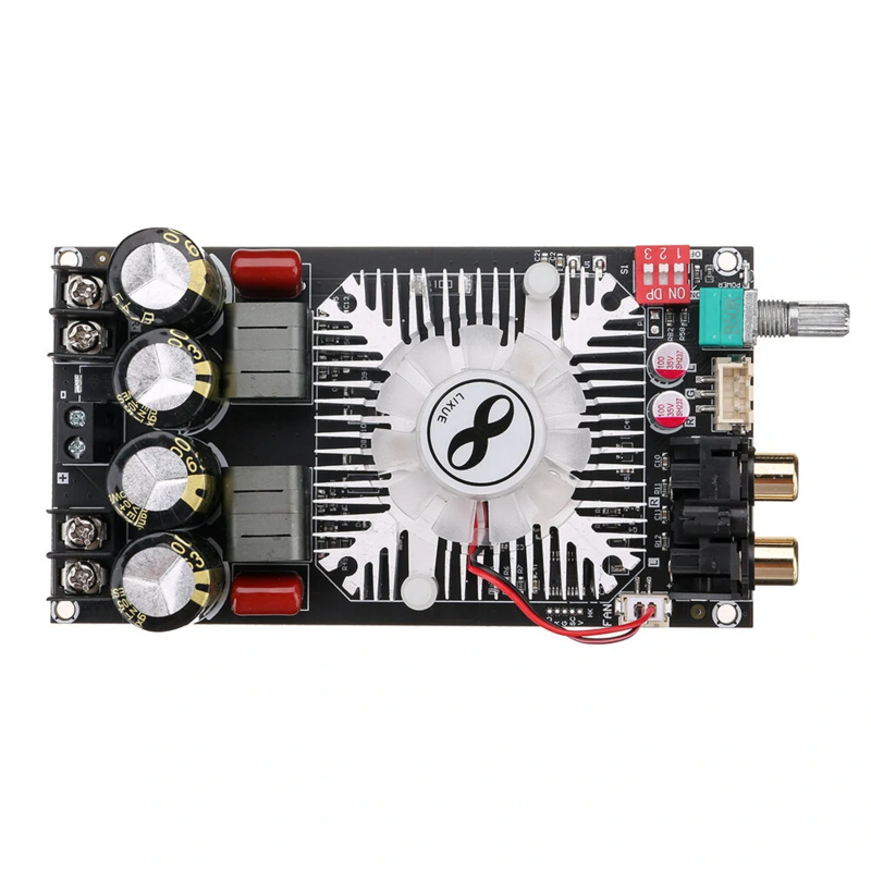 Placa Digital Amplificador de Potência, ZK-1602, TDA7498E, Dual Channel, 160W x 160W, 220W, Mono Channel, DC15-35V, Placa Módulo Amplificador