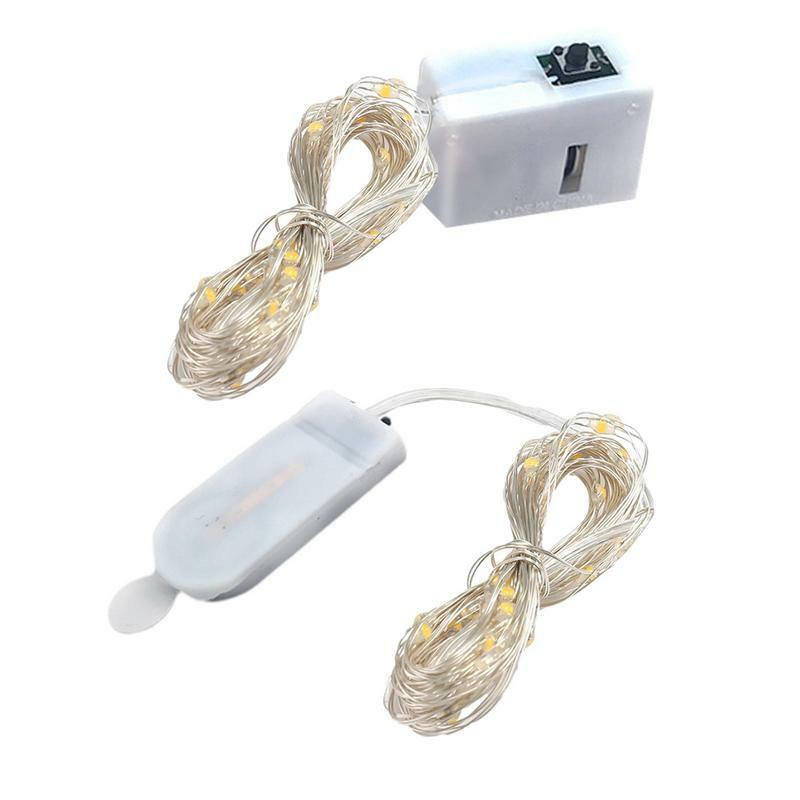 Fata String Lights Fairy Outdoor LED Wire String Lights luci fiabesche per esterni portatili per tende da interno per camera da letto