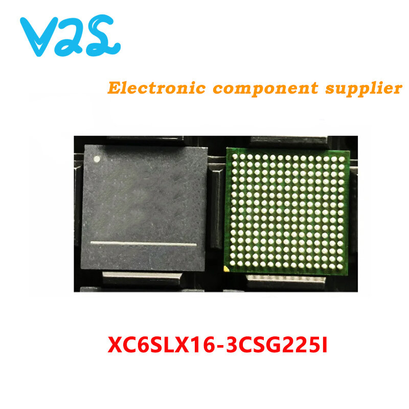Chipset BGA IC, XC6SLX16-3CSG225I, XC6SLX16-3CSG225, 100% Novo