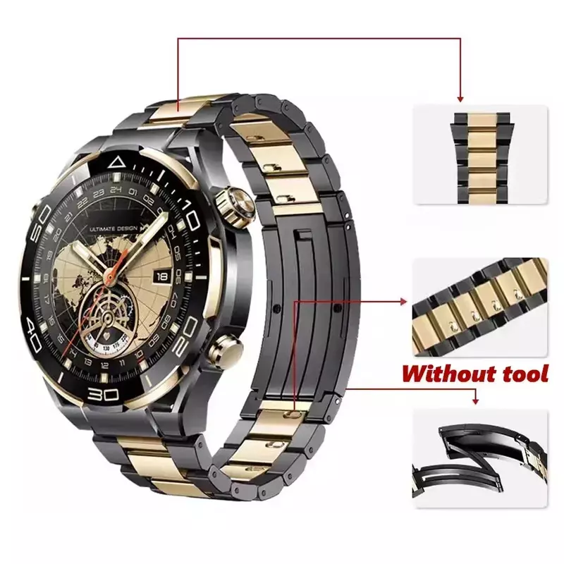 22mm Titanium Quick Fit Bracelet for Huawei Watch GT 4 46mm 3 pro Ultimate Correa Strap for Samsung galaxy 3 45mm Gear S3 Band