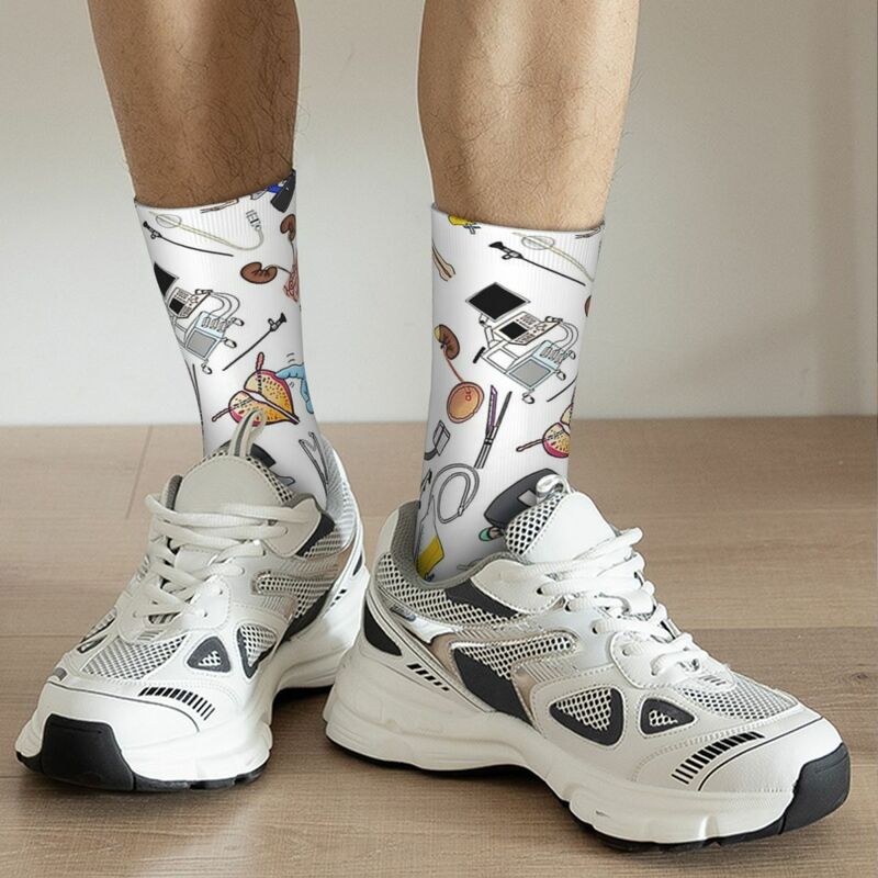 Урологические носки Харадзюку поглощающие пот чулки всесезонные длинные носки аксессуары для подарка унисекс