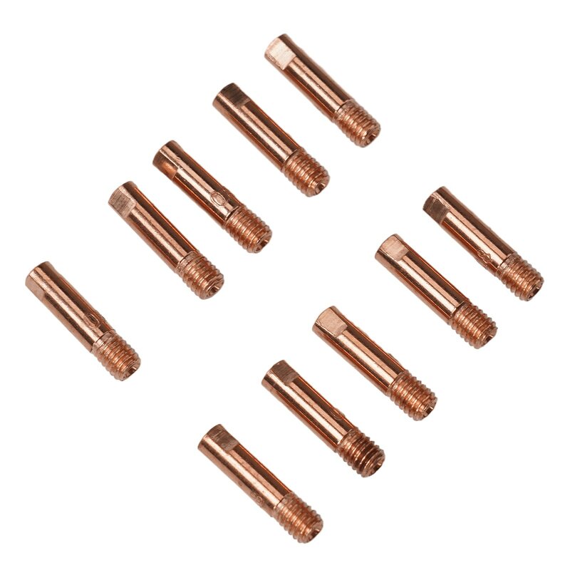 Hardness and Strength Copper MB15 15AK Contact Tip Welding Nozzles M6 Torch Nozzle Set Simple and Stable Structure